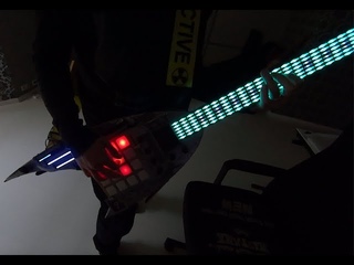 Playing my new Tune on my EDM guitar, part 2